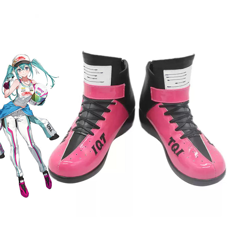 Vocaloid Hatsune Miku Racing Miku Kyojo Cup 2024 Ver. Cosplay Shoes