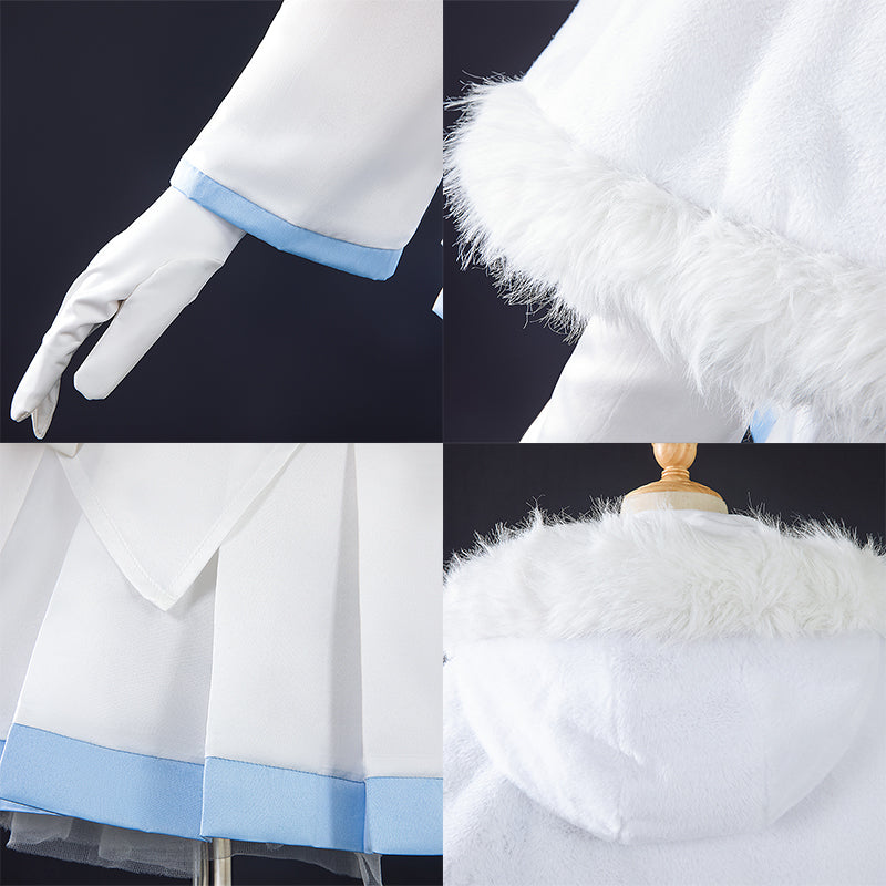 Vocaloid Hatsune Miku Snow Miku 2024 x Mitsukoshi Cosplay Costume