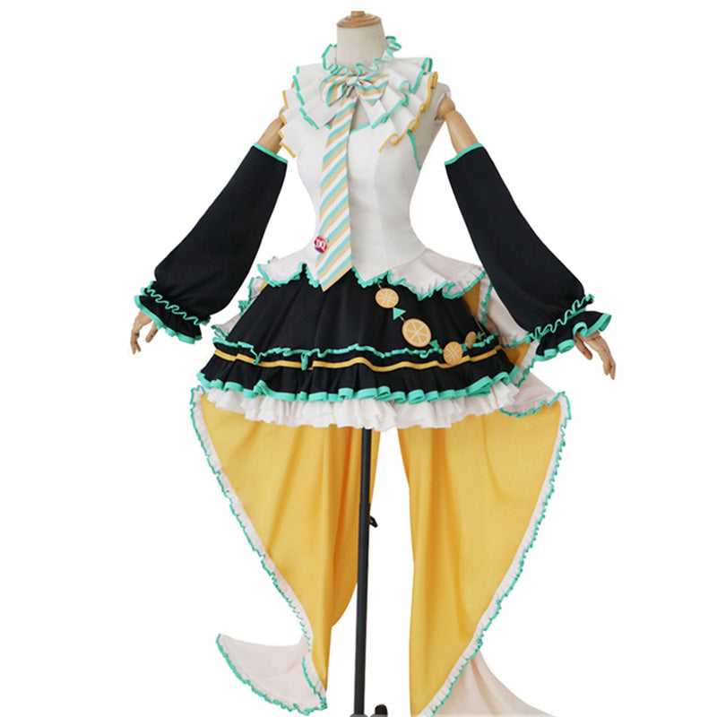 Vocaloid Hatsune Miku x Dairy Queen DQ Cosplay Costume