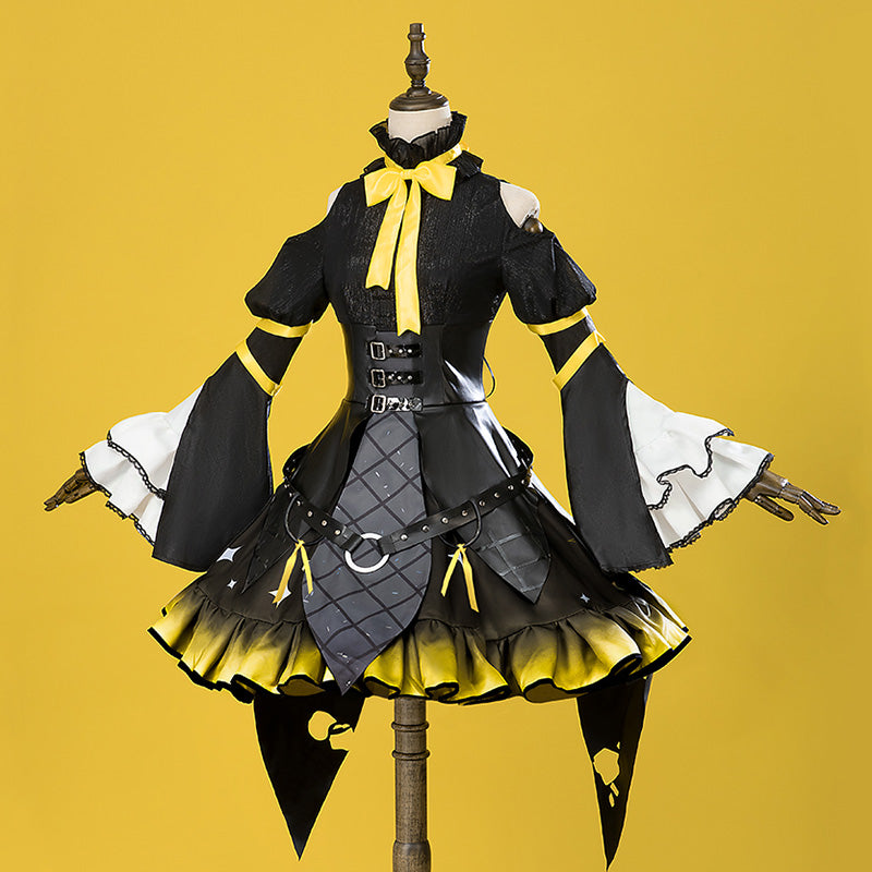 Vocaloid Kagamine Rin X Rascal Collab Little Devil Ver. 2023 Devil Wings Gothic Cosplay Costume