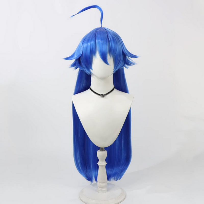 Welcome to Demon School! Iruma-kun Mairimashita! Iruma-kun Female Iruma Suzuki Mysterious Idol Irumi-chan! Blue Cosplay Wig