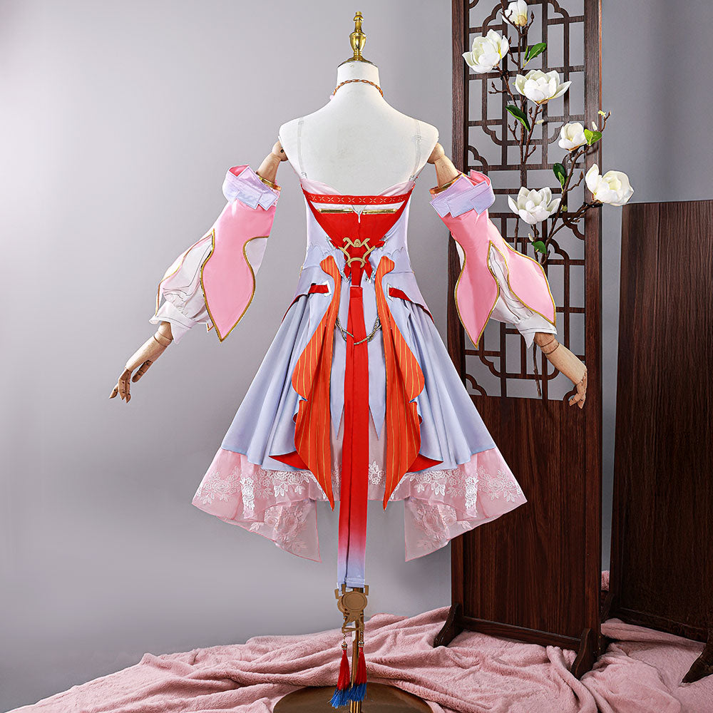 Wuthering Waves Jinhsi Peach Blossom Cosplay Costume