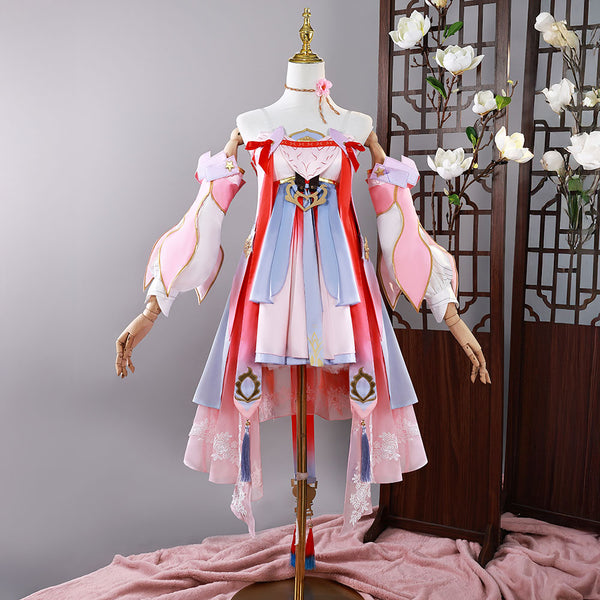 Wuthering Waves Jinhsi Peach Blossom Cosplay Costume