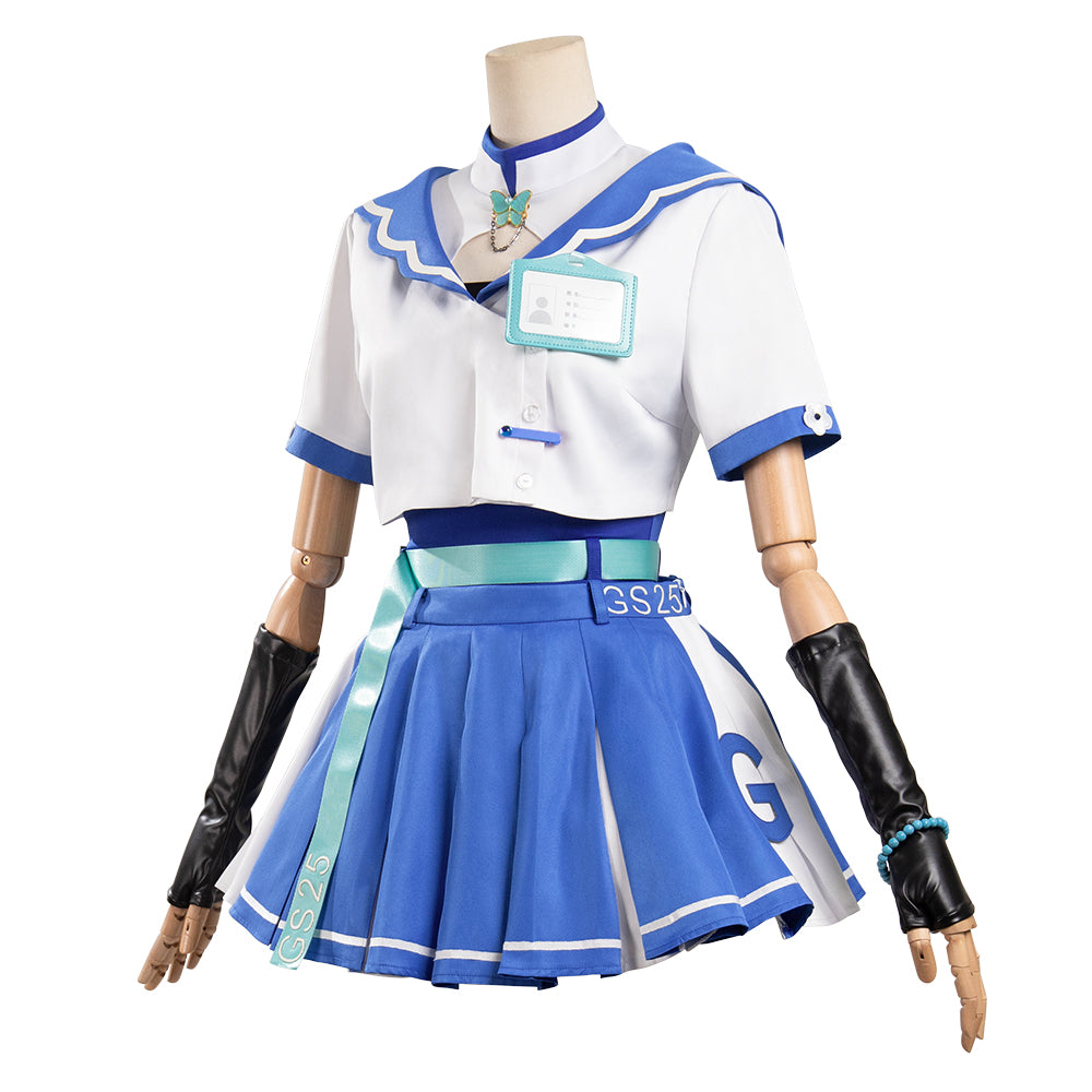 Wuthering Waves x GS25 Collaboration Chun Cosplay Costume