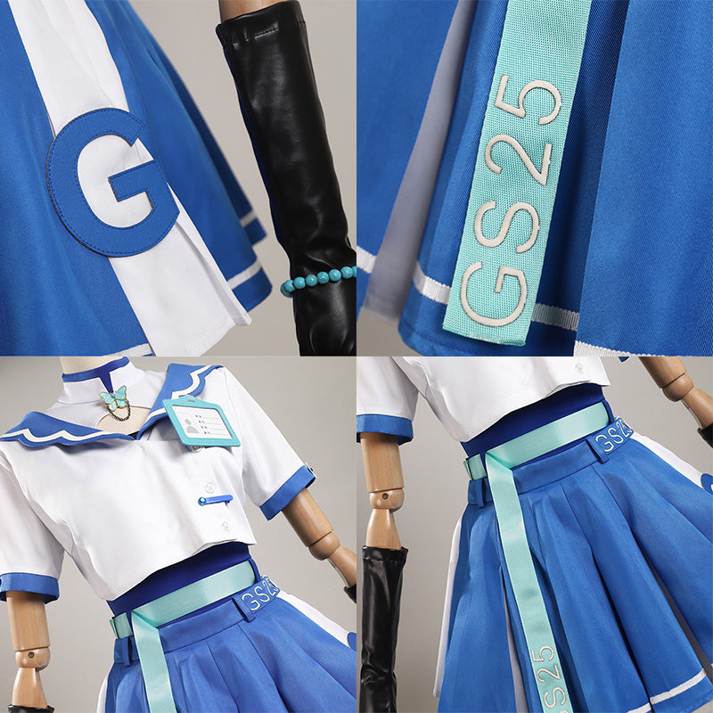 Wuthering Waves x GS25 Collaboration Chun Cosplay Costume