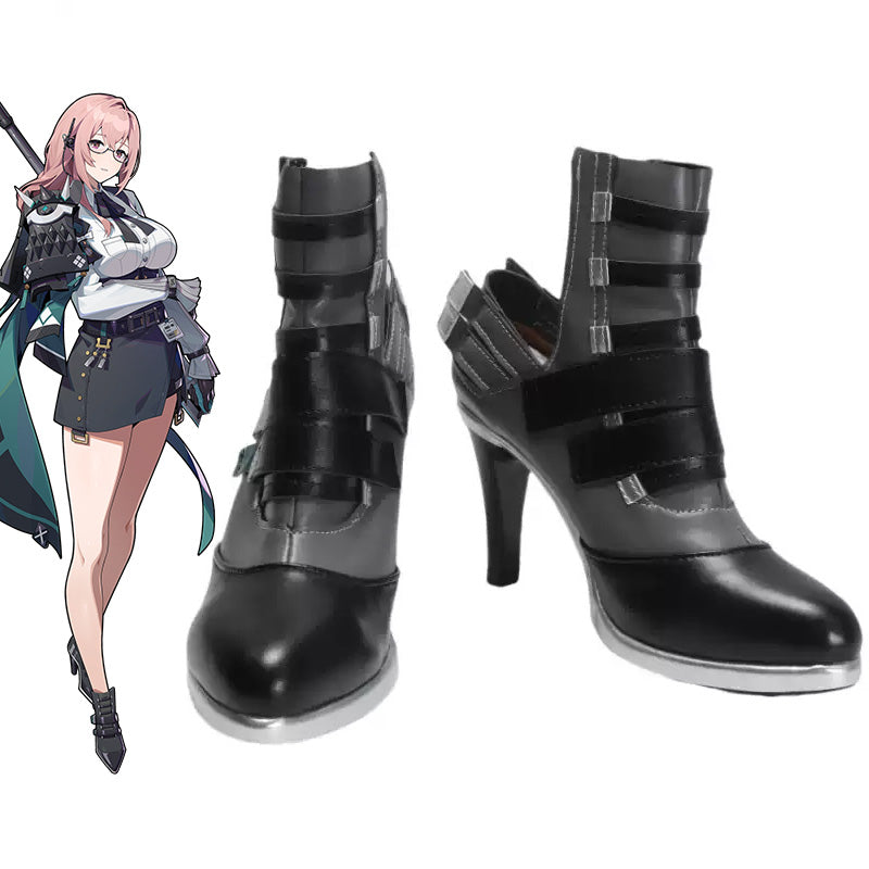 Zenless Zone Zero Tsukishiro Yanagi Cosplay Shoes