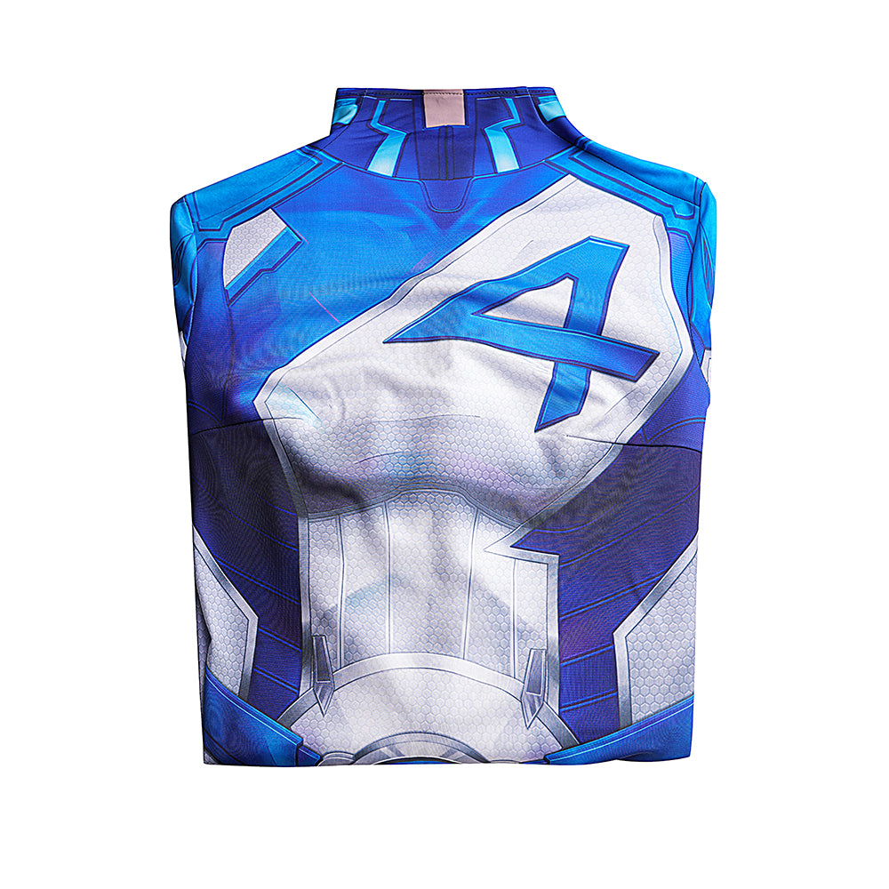 N Marvel Rivals Invisible Woman Jumpsuit Cosplay Costume