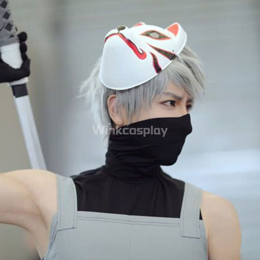 Anbu's Hatake Kakashi from Naruto Halloween Cosplay Costume - Winkcosplay