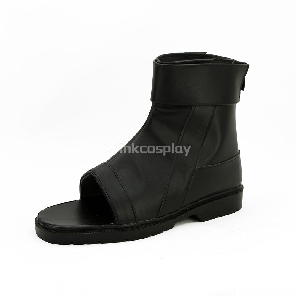 Anbu's Itachi Uchiha from Naruto Halloween Black Cosplay Shoes - Winkcosplay