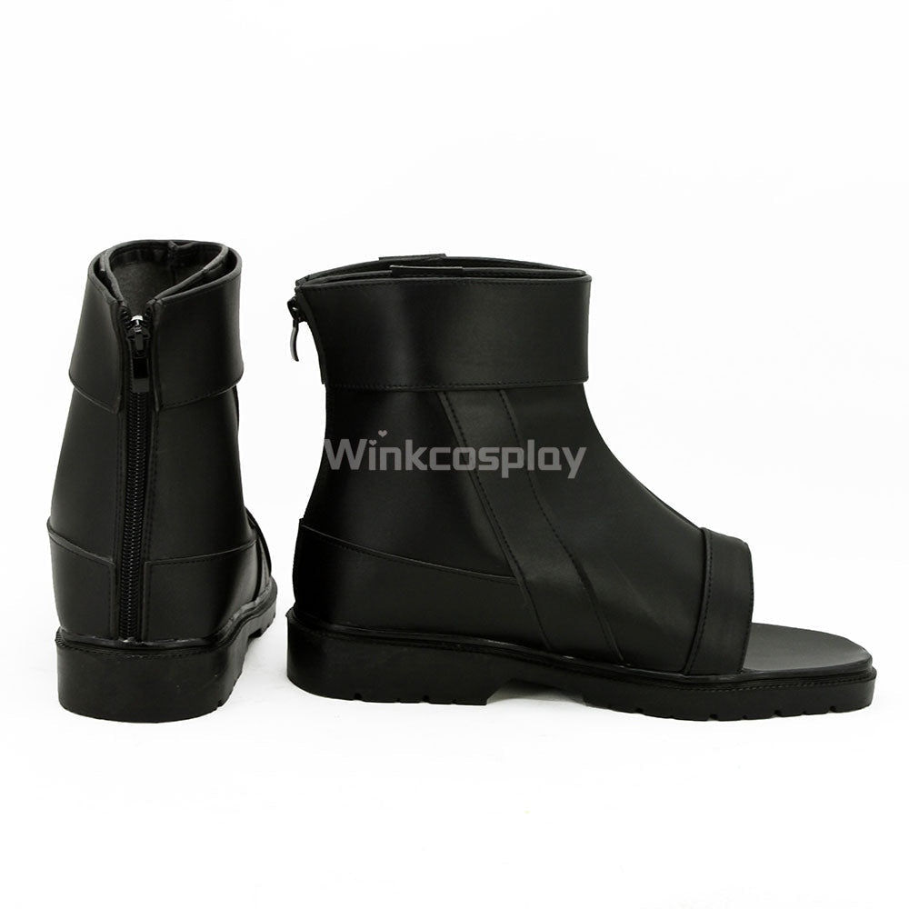 Anbu's Itachi Uchiha from Naruto Halloween Black Cosplay Shoes - Winkcosplay