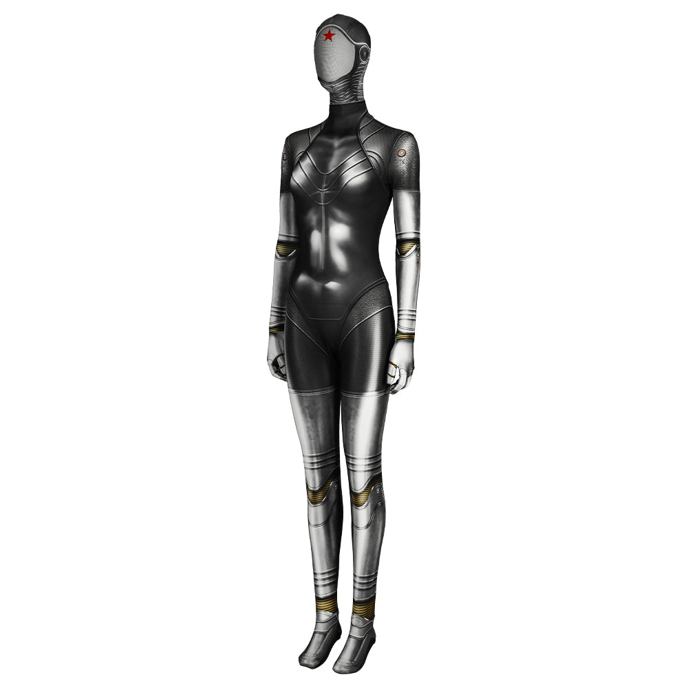 Atomic Heart Robot Girls Ballerina Dance The Twins Left Right Zentai Jumpsuit Cosplay Costume