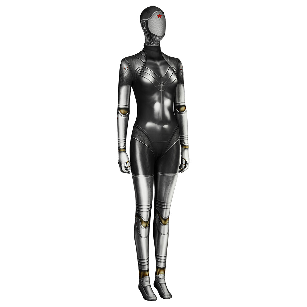 Atomic Heart Robot Girls Ballerina Dance The Twins Left Right Zentai Jumpsuit Cosplay Costume