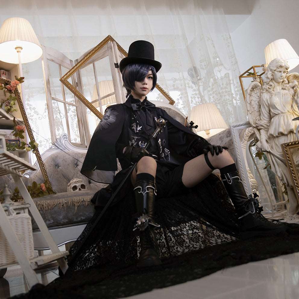 Black Butler Ciel Phantomhive 15th Anniversary Cosplay Costume ...