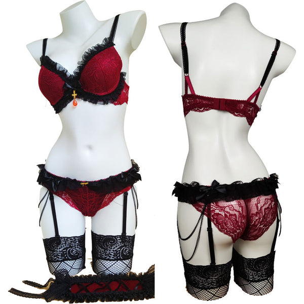 Date A Live Kurumi Tokisaki Bikini Underwear Sexy Cosplay Costume