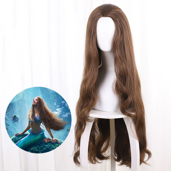 Disney 2023 Movie The Little Mermaid Ariel Cosplay Wig