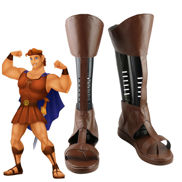 Disney Hercules Hercules Brown Shoes Cosplay Boots
