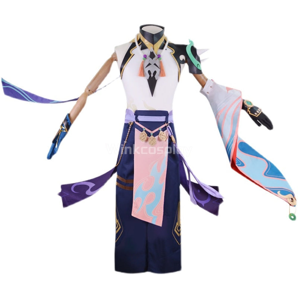 Genshin Impact Xiao Halloween Cosplay Costume – Winkcosplay