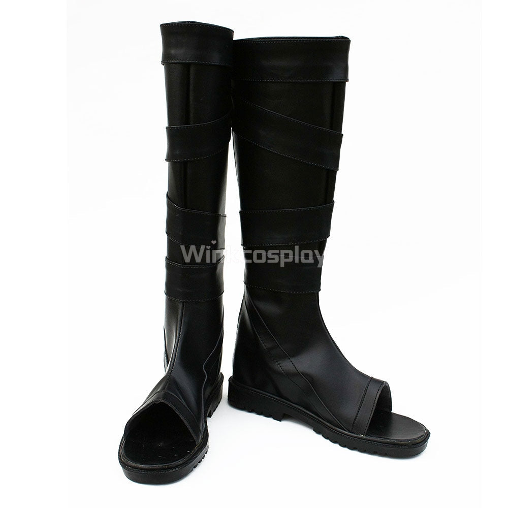 Hatake Kakashi from Naruto Halloween Black Shoes Cosplay Boots - Winkcosplay