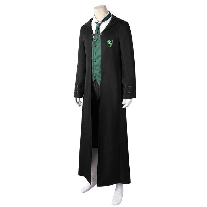 Hogwarts Legacy Slytherin Male School Uniforms Cosplay Costume