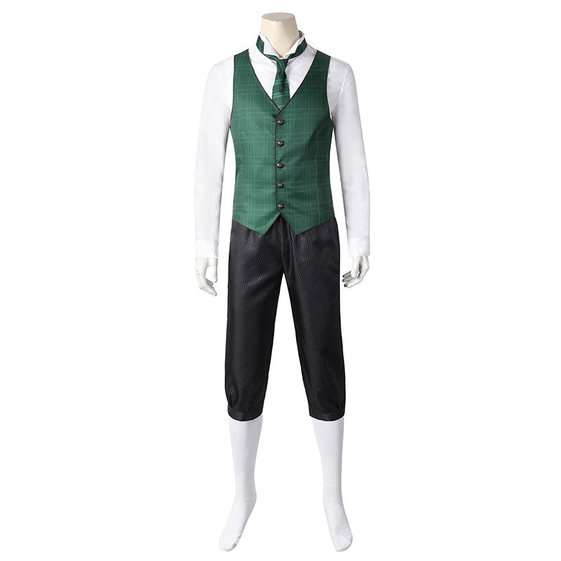 Hogwarts Legacy Slytherin Male School Uniforms Cosplay Costume