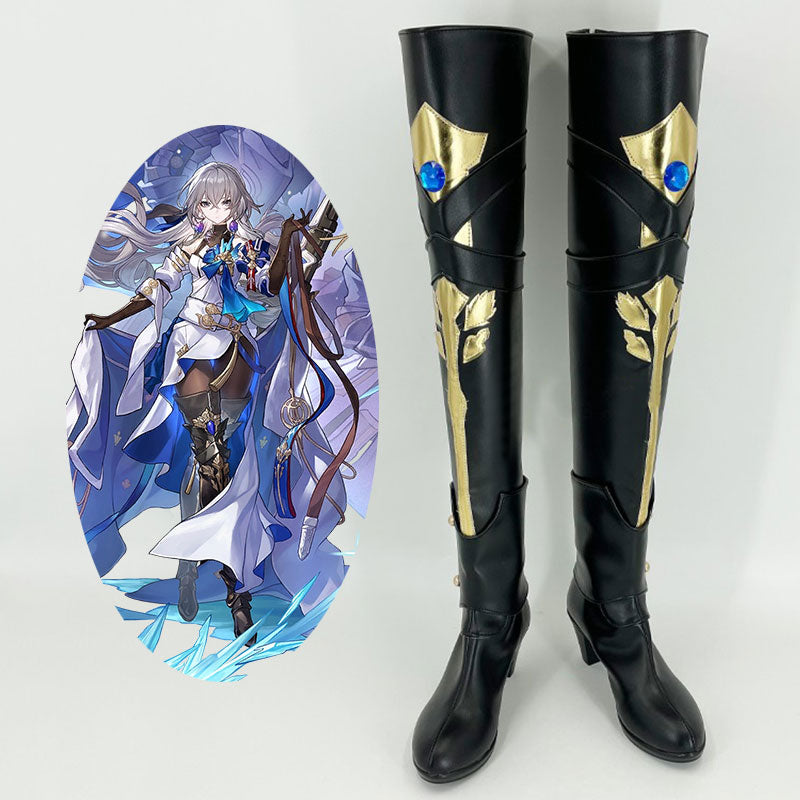 Honkai: Star Rail Bronya Shoes Cosplay Boots