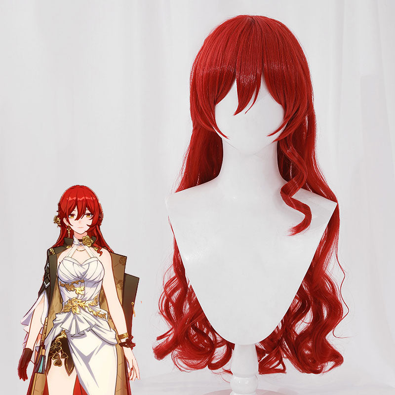 Honkai: Star Rail Himeko Cosplay Wig - Earring Ear Ear clip Select