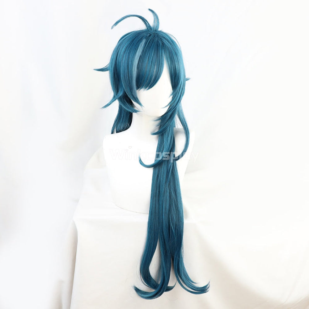 Kaeya from Genshin Impact Halloween Blue Cosplay Wig – Winkcosplay