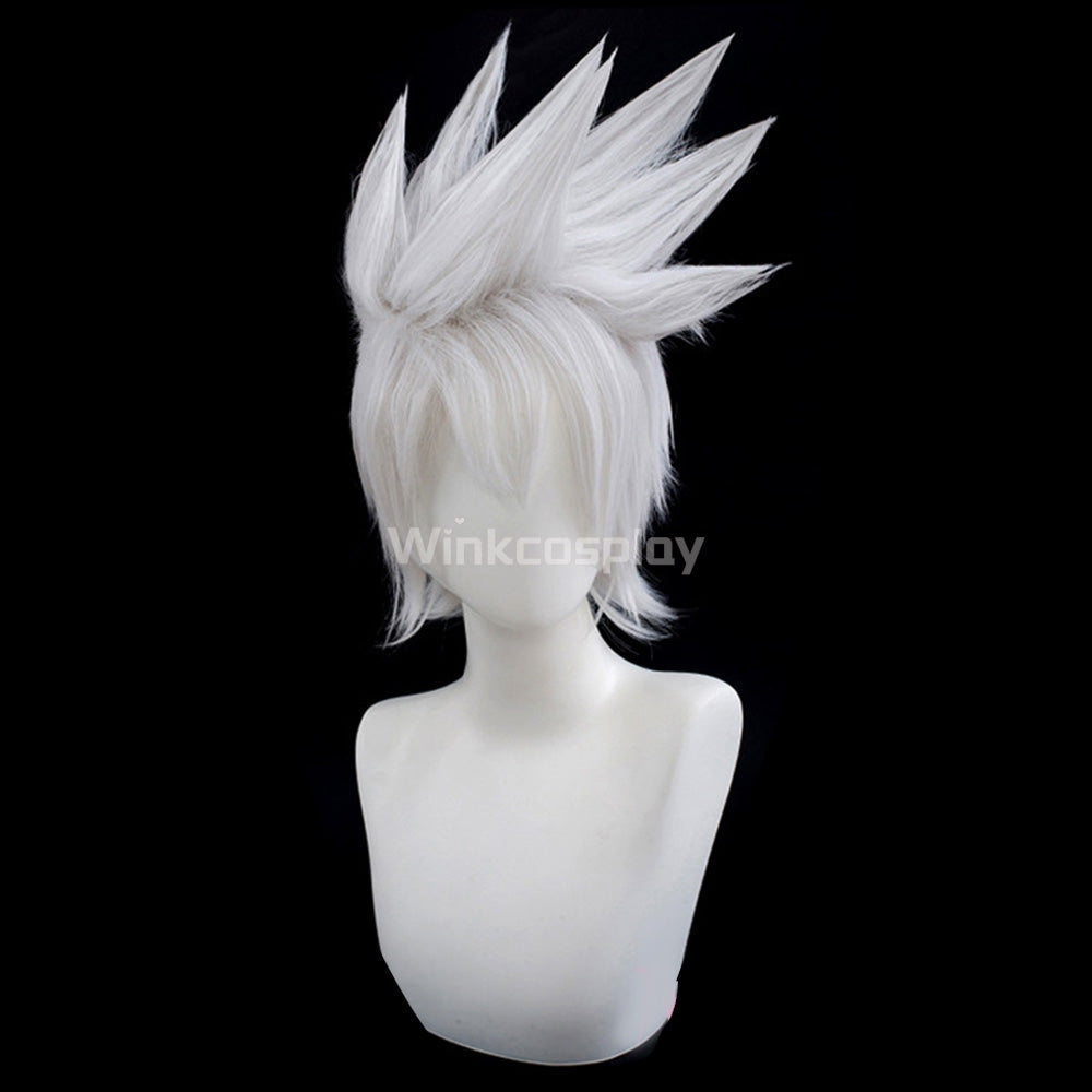 Kakashi Hatake from Naruto Halloween Silver White Cosplay Wig