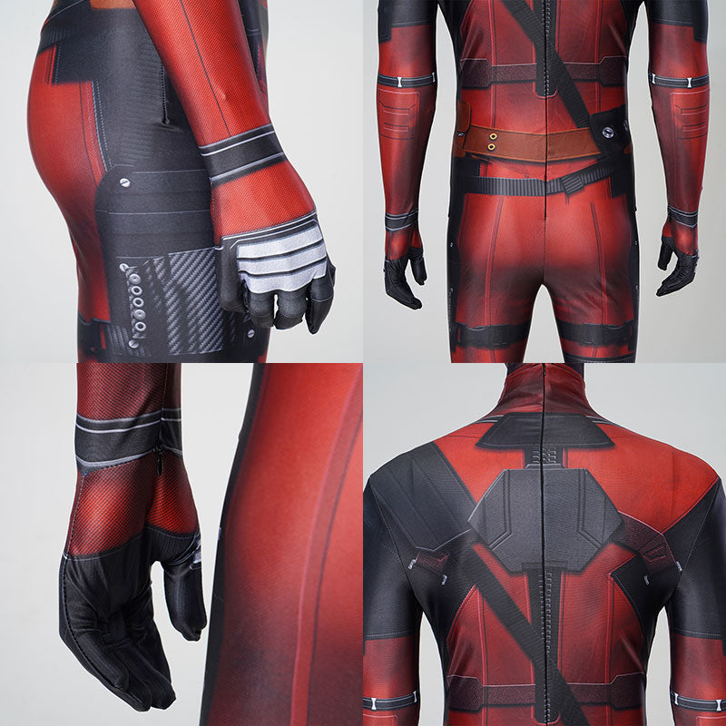 Marvel Deadpool Wade Wilson Cosplay Costume