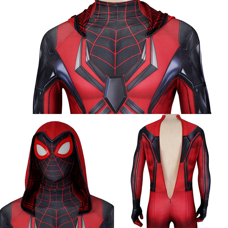 Marvel's Spider-Man PS5 Crimson Cowl Suit Cosplay Costume