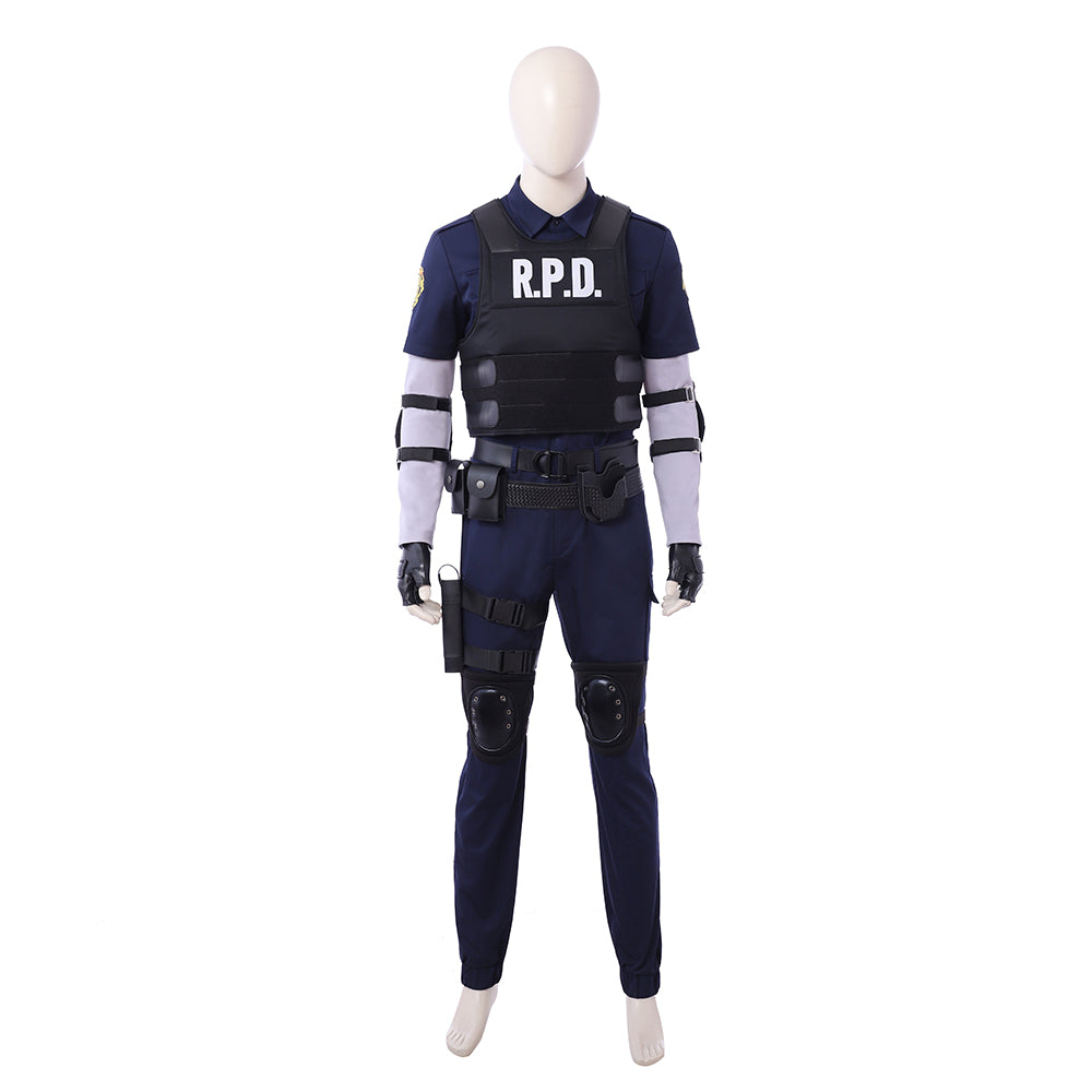 Resident Evil 2 Remake Leon Scott Kennedy Cosplay Costume