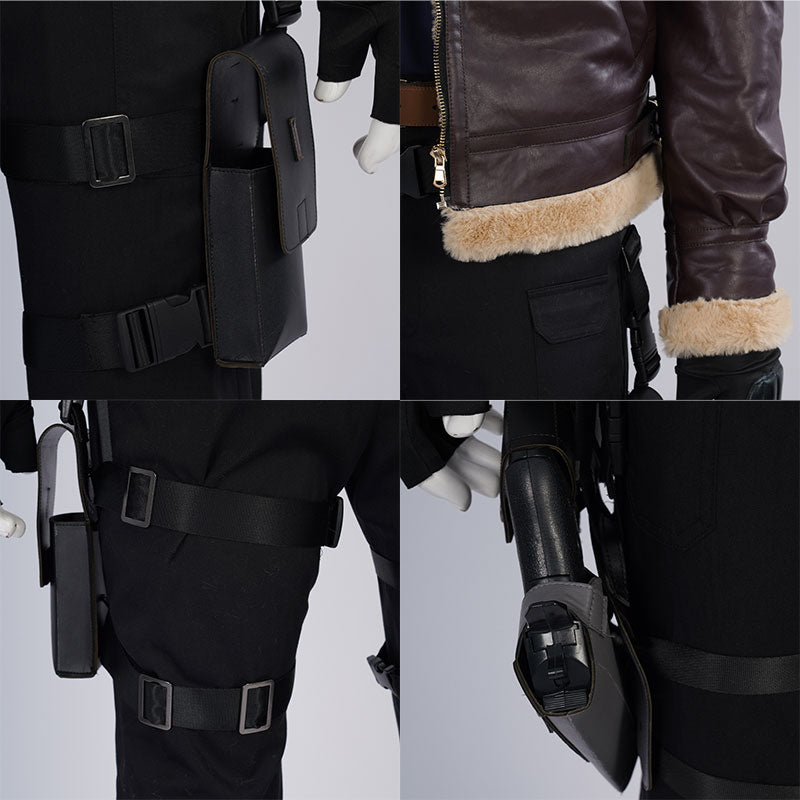 Resident Evil IV 4 Remake Leon Scott Kennedy Cosplay Costume (Not Included Gun)