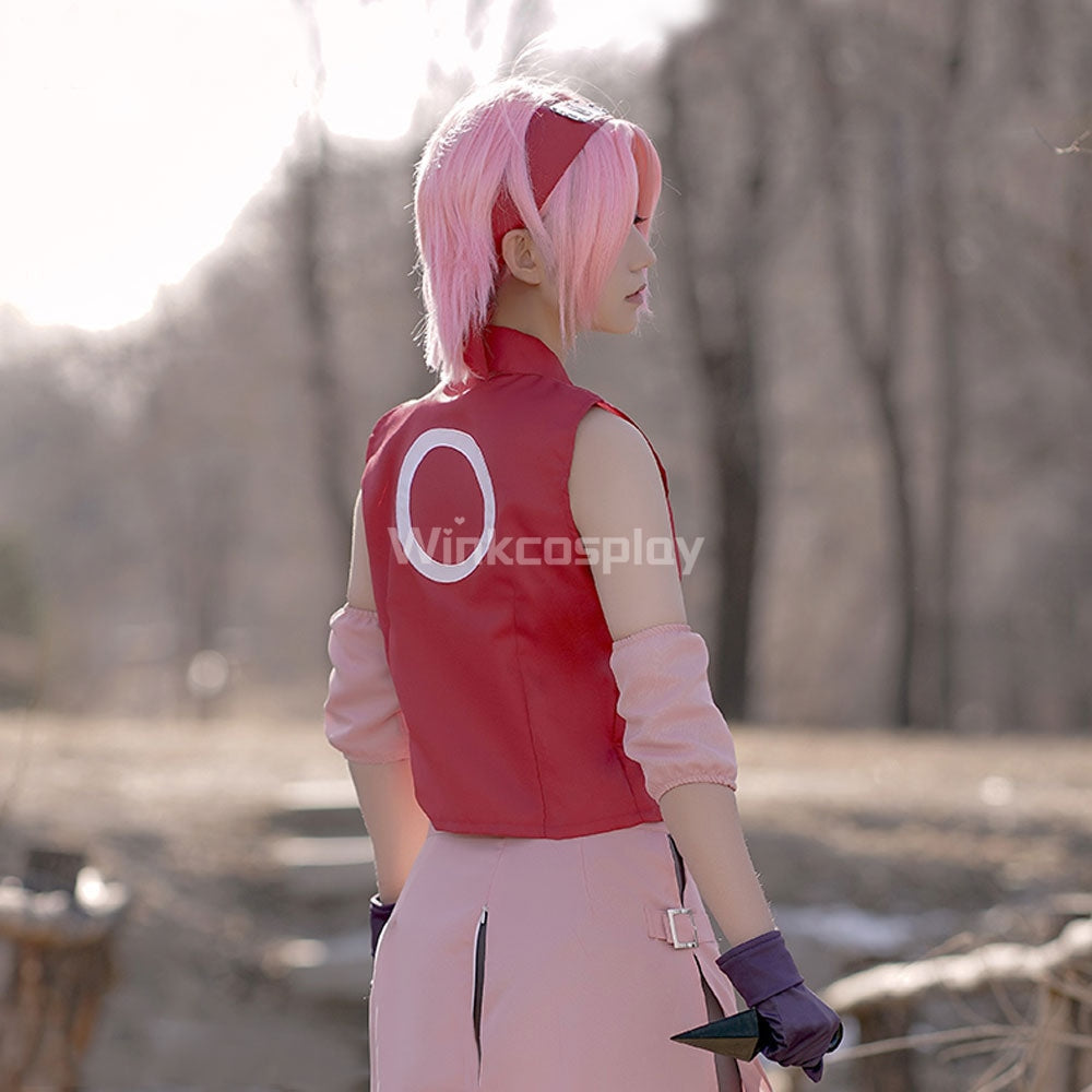 Sakura Haruno From Naruto Halloween Cosplay Costume – Winkcosplay