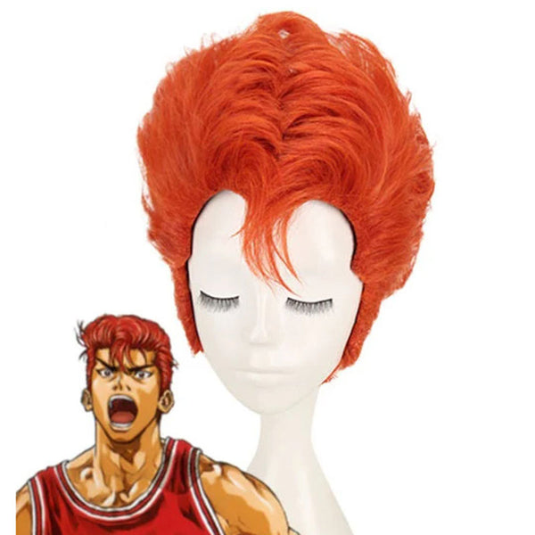 Slam Dunk Hanamichi Sakuragi Orange Cosplay Wig