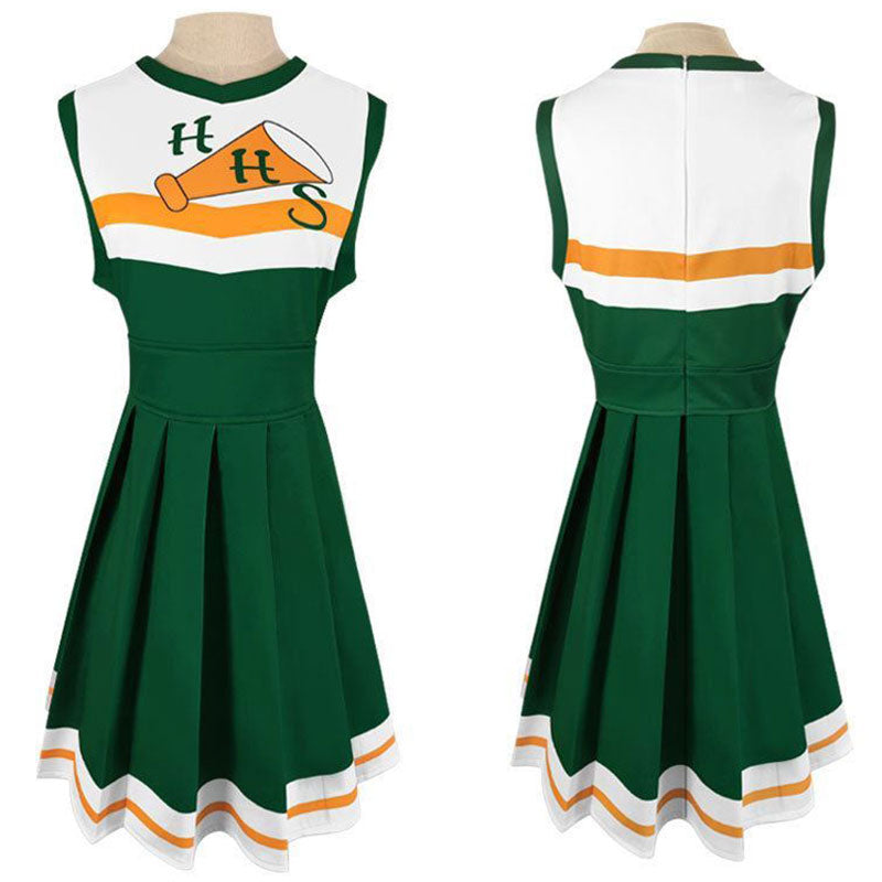 Stranger Things Season 4 Hawkins High School Chrissy Cheerleader Uniform Halloween Cosplay Costume