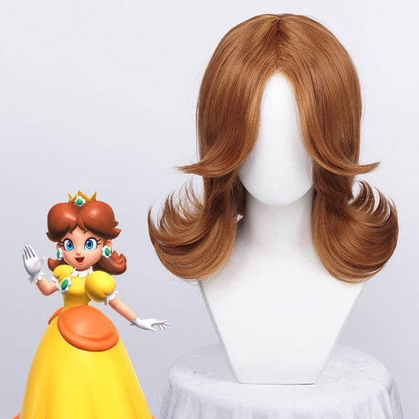 Super Mario Princess Daisy Cosplay Wig