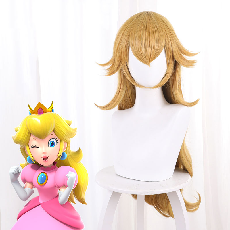 Super Mario Princess Peach Cosplay Wig - B Edition