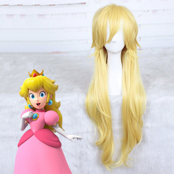 Super Mario Princess Peach Cosplay Wig