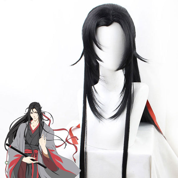 The Grandmaster of Demonic Cultivation Mo Dao Zu Shi Wei Wuxian Yiling Patriarch Black Cosplay Wig