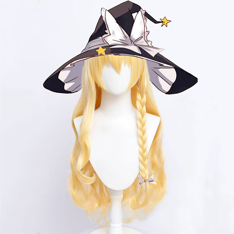 Touhou Project Marisa Kirisame Golden Cosplay Wig