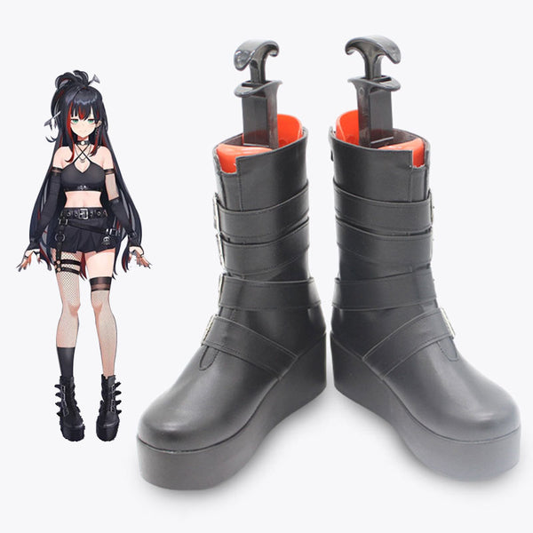 Virtual YouTuber NIJISANJI 6WS Mika Melatika Reference Sheet Cosplay Shoes